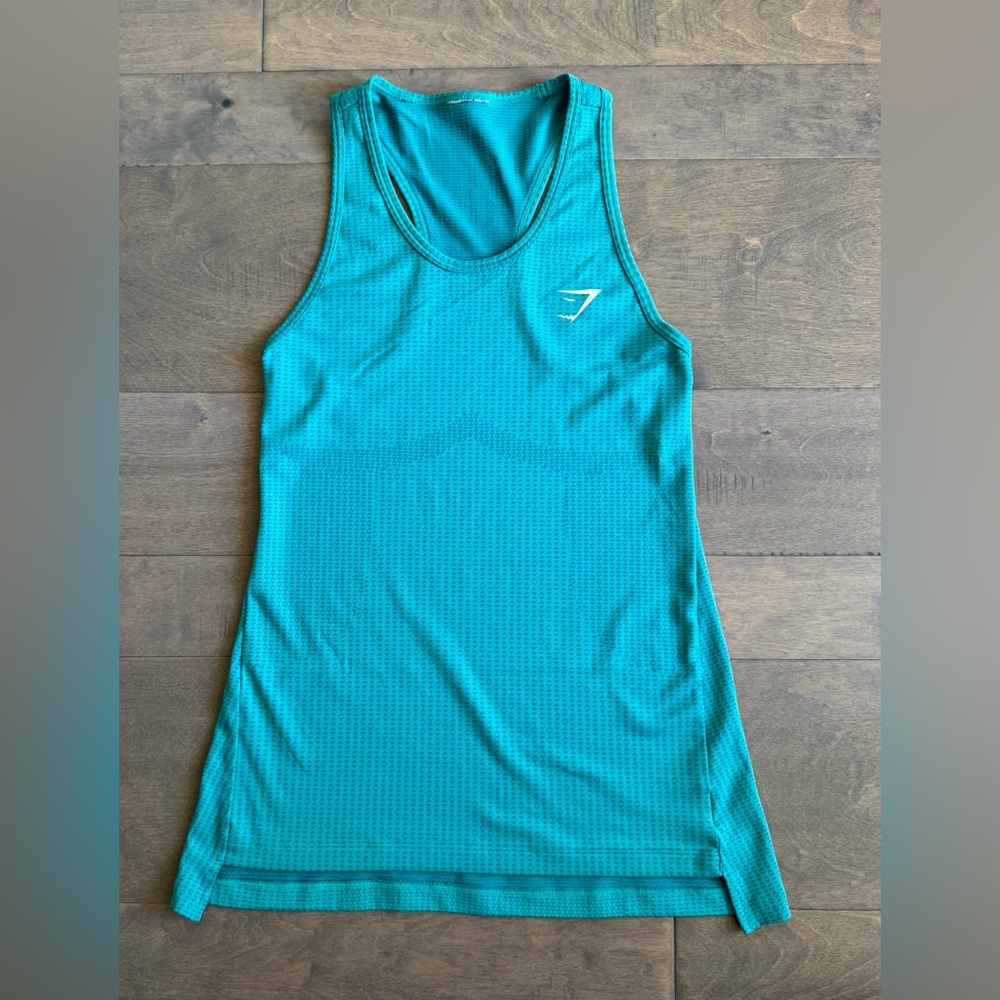 Gymshark Apex Tank Top in Fresh Teal